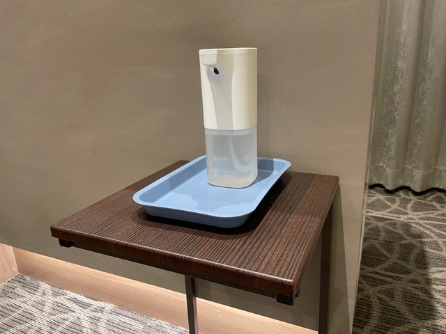 手指の消毒